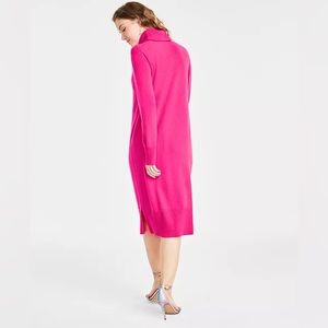 100% cashmere Charter Club luxury dress. Hot pink